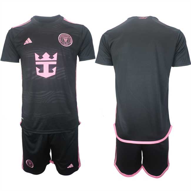 Men's Inter Miami CF Blank 2024-25 Black Away Soccer Jersey Suit,We sell and wholesale Men's Inter Miami CF Blank 2024-25 Black Away Soccer Jersey Suit on line form chian!